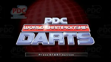 PDC World Championship Darts (EU) screen shot title